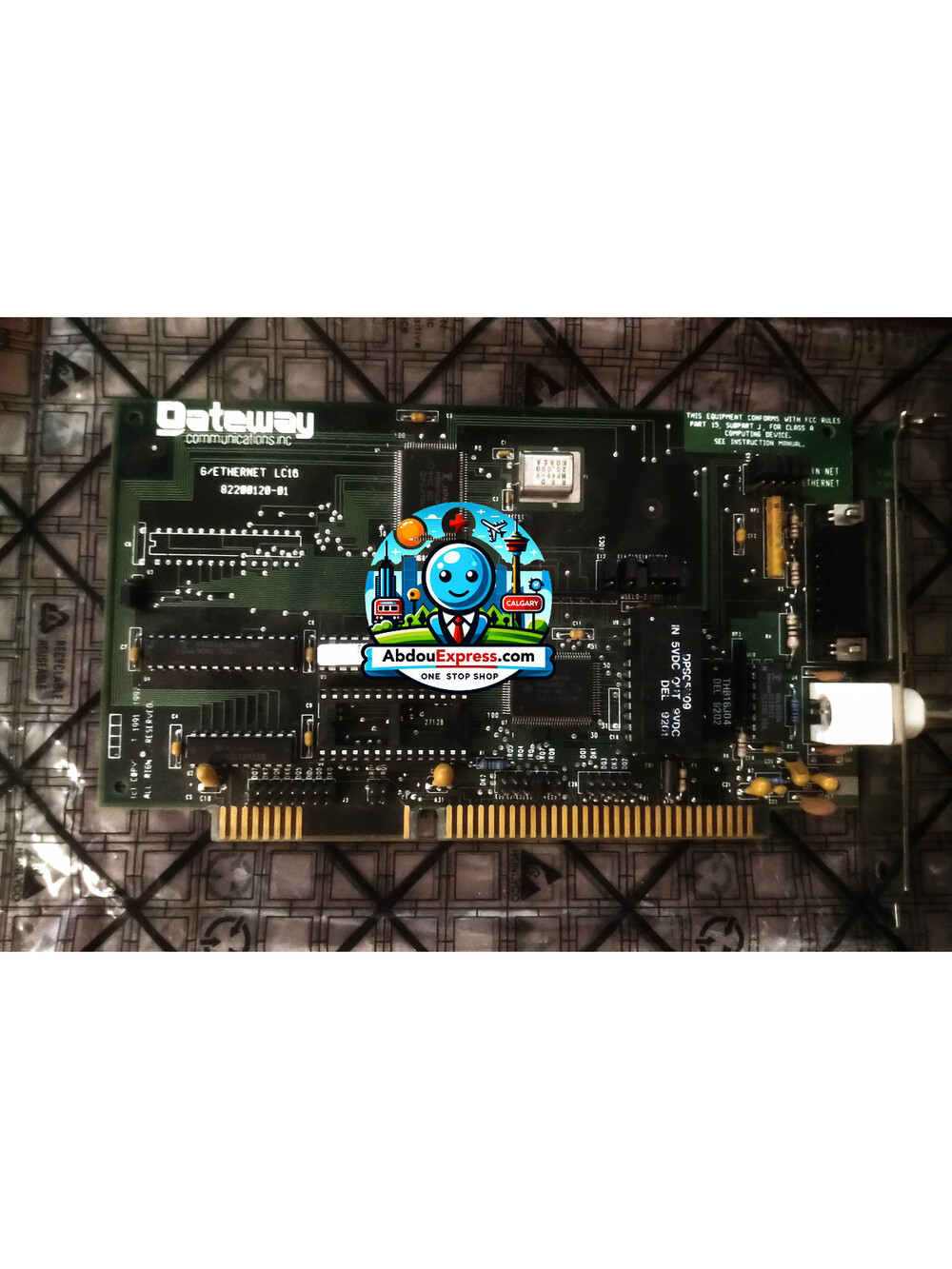 Gateway Communications 82200120-01 Ethernet Card LC16 Token Ring